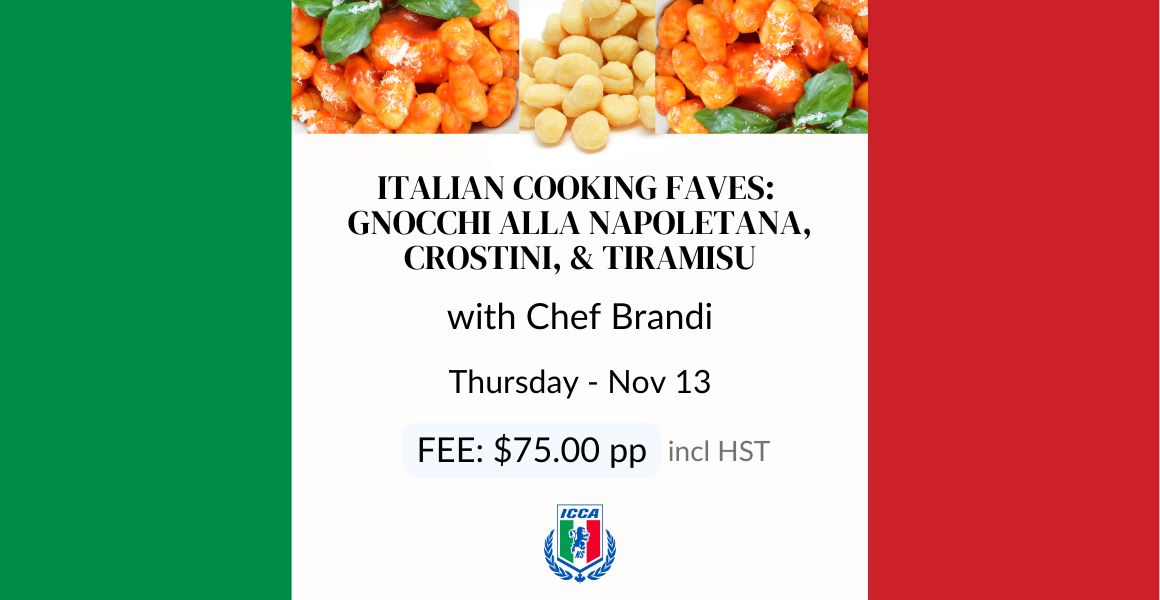 Italian Cooking Faves Gnocchi alla Napoletana, Crostini, & Tiramisu (1)