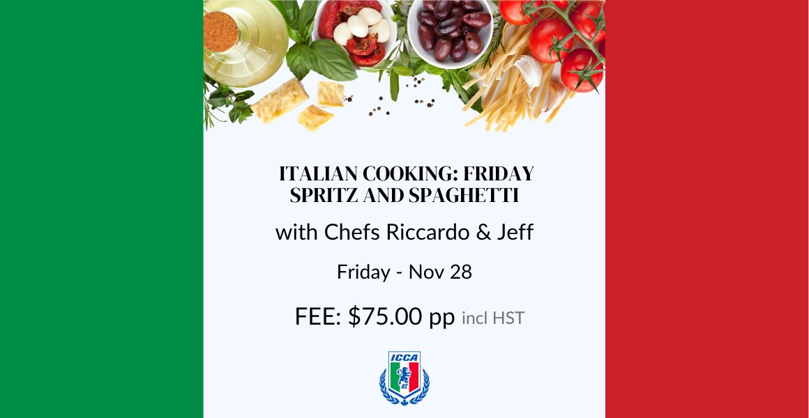 _Italian cooking Friday Spritz and Spaghetti Nov 28
