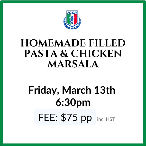 Homemade Filled Pasta & Chicken Marsala