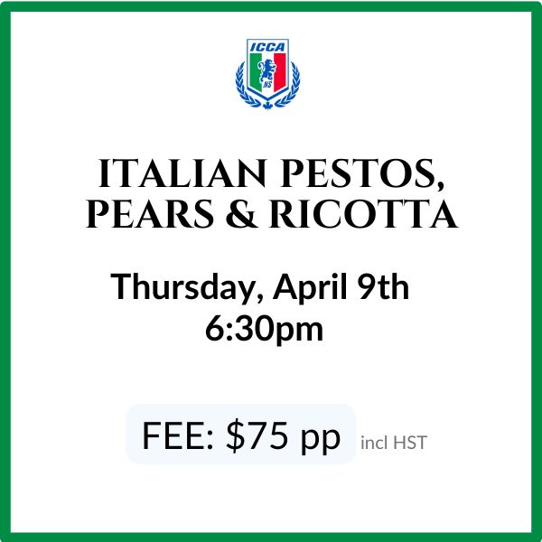 Italian Pestos, Pears & Ricotta