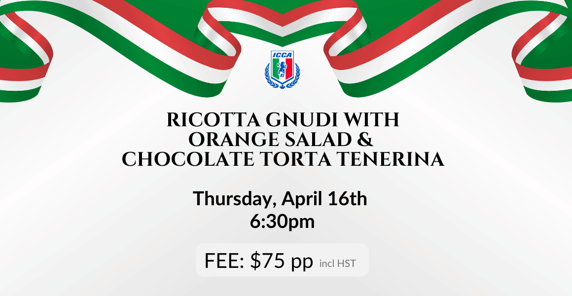 Ricotta Gnudi with Orange Salad & Chocolate Torta Tenerina FB