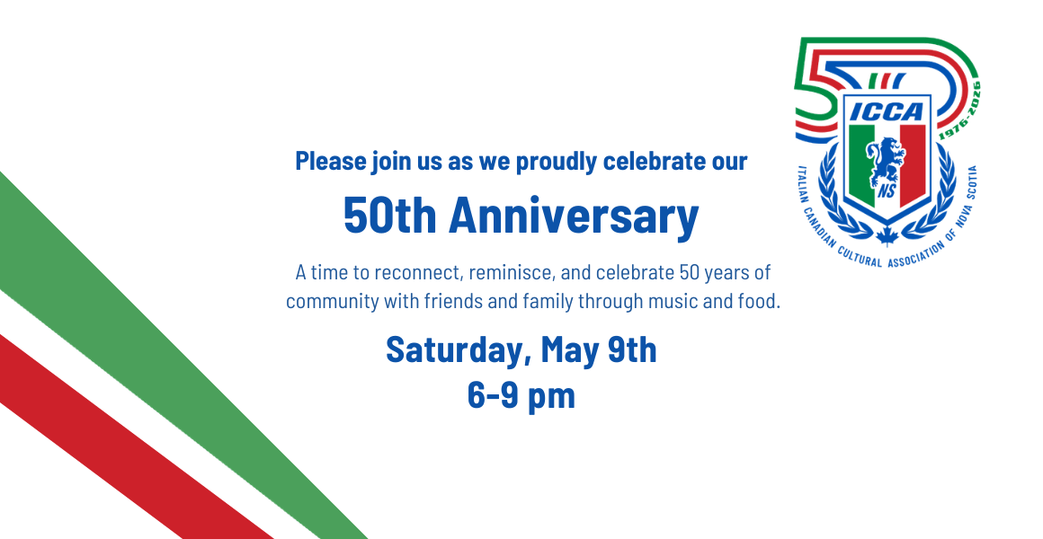 50th Anniversary Event for ICCA Italians in halifax ns