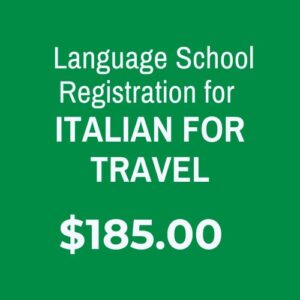 Adult Language Classes – Italian for Travel