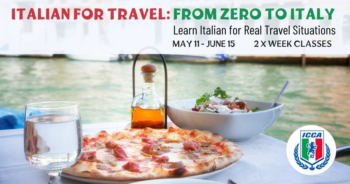 italian language for travel in halifax ns