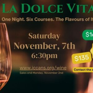 La Dolce Vita 2026 | Italian Wine Pairing Dinner Halifax