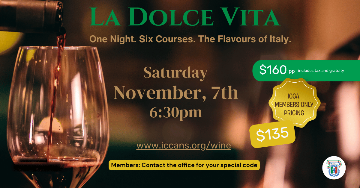 La Dolce Vita 2026 Italian Wine pairing dinner halifax NS